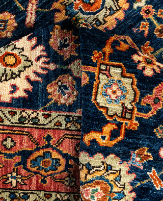 Serapi One-of-a-Kind Wool Blue Area Rug 4' 3" x 5' 10"