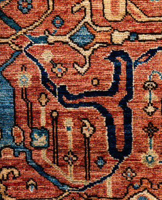 Serapi One-of-a-Kind Wool Red Area Rug 4' 2" x 5' 8"