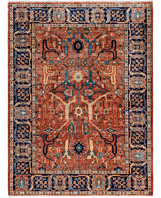 Serapi One-of-a-Kind Wool Red Area Rug 4' 2" x 5' 8"