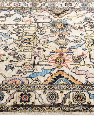 Serapi One-of-a-Kind Wool Ivory Area Rug 4' 0" x 5' 11"