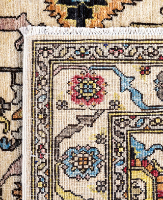 Serapi One-of-a-Kind Wool Ivory Area Rug 4' 0" x 5' 11"