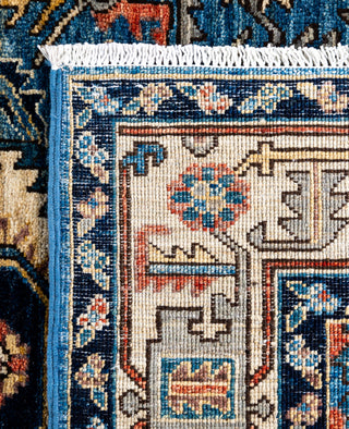 Serapi One-of-a-Kind Wool Blue Area Rug 4' 1" x 5' 11"