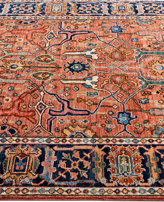 Serapi One-of-a-Kind Wool Pink Area Rug 4' 0" x 5' 10"