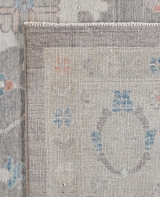 Oushak One-of-a-Kind Wool Gray Area Rug 9' 9" x 13' 5"