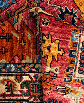 Serapi One-of-a-Kind Wool Red Area Rug 4' 2" x 5' 10"