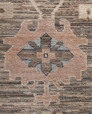 Oushak One-of-a-Kind Wool Brown Area Rug 10' 2" x 13' 10"