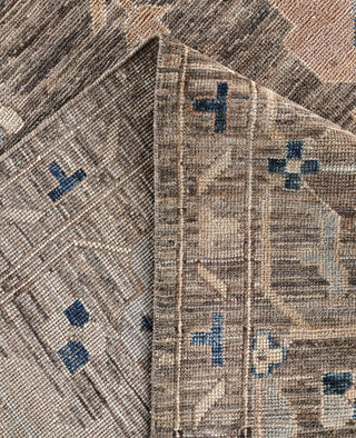 Oushak One-of-a-Kind Wool Brown Area Rug 10' 2" x 13' 10"