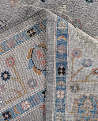 Oushak One-of-a-Kind Wool Gray Area Rug 9' 0" x 11' 10"