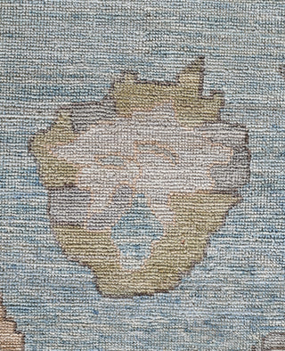 Oushak One-of-a-Kind Wool Blue Area Rug 9' 2" x 12' 0"