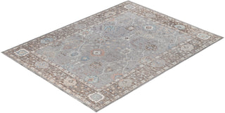 Oushak One-of-a-Kind Wool Gray Area Rug 9' 2" x 11' 11"