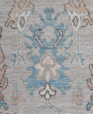 Oushak One-of-a-Kind Wool Gray Area Rug 8' 11" x 11' 10"