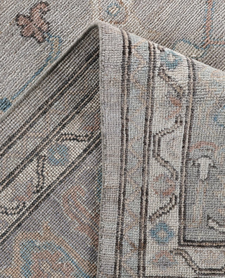 Oushak One-of-a-Kind Wool Gray Area Rug 8' 11" x 11' 10"