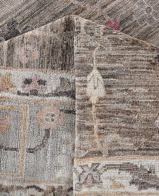 Oushak One-of-a-Kind Wool Brown Area Rug 9' 2" x 12' 3"