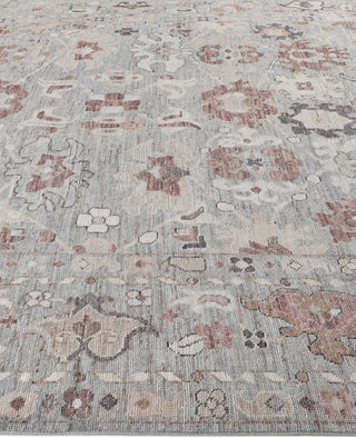 Oushak One-of-a-Kind Wool Gray Area Rug 8' 10" x 11' 10"