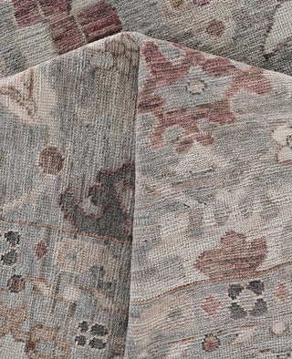 Oushak One-of-a-Kind Wool Gray Area Rug 8' 10" x 11' 10"