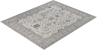 Oushak One-of-a-Kind Wool Ivory Area Rug 8' 2" x 9' 8"