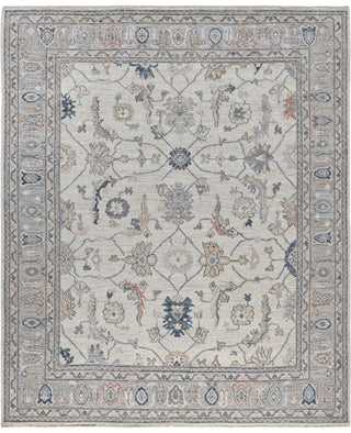 Oushak One-of-a-Kind Wool Ivory Area Rug 8' 2" x 9' 8"