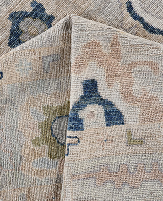Oushak One-of-a-Kind Wool Gray Area Rug 8' 0" x 9' 9"