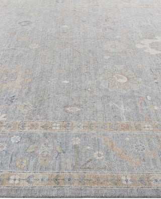 Oushak One-of-a-Kind Wool Gray Area Rug 8' 4" x 9' 11"