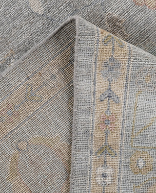 Oushak One-of-a-Kind Wool Gray Area Rug 8' 4" x 9' 11"