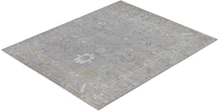 Oushak One-of-a-Kind Wool Gray Area Rug 8' 4" x 9' 11"
