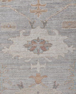 Oushak One-of-a-Kind Wool Gray Area Rug 8' 4" x 9' 10"