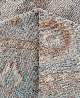 Oushak One-of-a-Kind Wool Gray Area Rug 8' 4" x 9' 10"