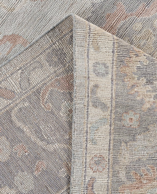 Oushak One-of-a-Kind Wool Gray Area Rug 8' 1" x 9' 9"