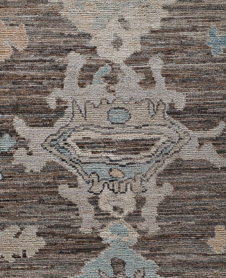 Oushak One-of-a-Kind Wool Brown Area Rug 8' 2" x 9' 9"
