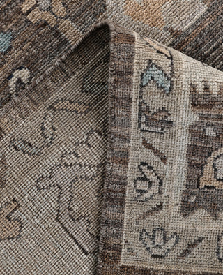Oushak One-of-a-Kind Wool Brown Area Rug 8' 2" x 9' 9"