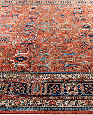 Serapi One-of-a-Kind Wool Red Area Rug 10' 0" x 13' 9"