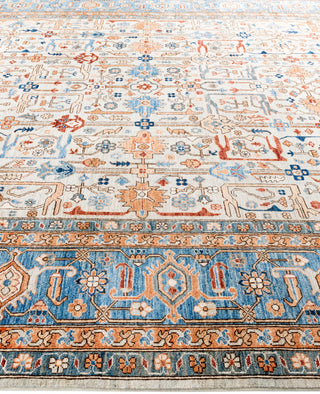 Serapi One-of-a-Kind Wool Gray Area Rug 10' 1" x 13' 9"