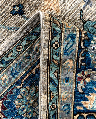 Serapi One-of-a-Kind Wool Gray Area Rug 10' 0" x 13' 10"