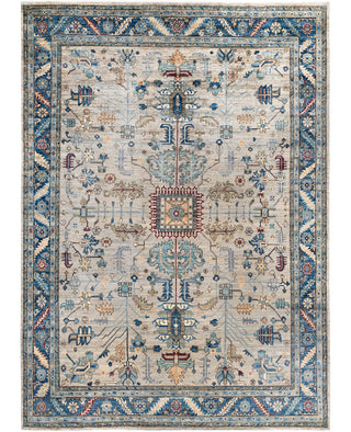 Serapi One-of-a-Kind Wool Gray Area Rug 10' 0" x 13' 10"