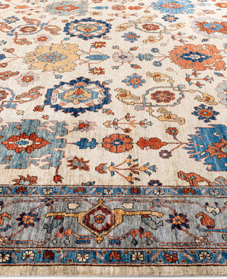 Serapi One-of-a-Kind Wool Ivory Area Rug 10' 1" x 14' 0"