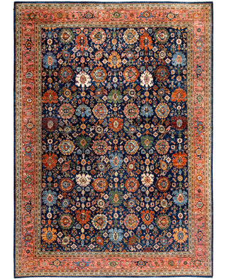 Serapi One-of-a-Kind Wool Blue Area Rug 10' 0" x 13' 10"
