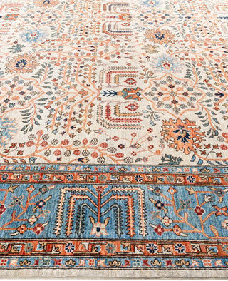 Serapi One-of-a-Kind Wool Gray Area Rug 10' 0" x 13' 11"