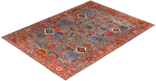 Serapi One-of-a-Kind Wool Gray Area Rug 10' 0" x 13' 10"