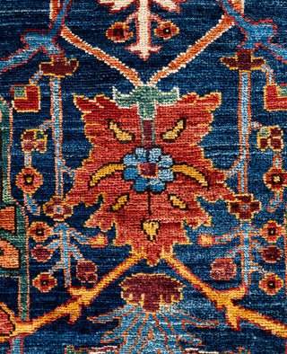 Serapi One-of-a-Kind Wool Blue Area Rug 10' 0" x 13' 10"