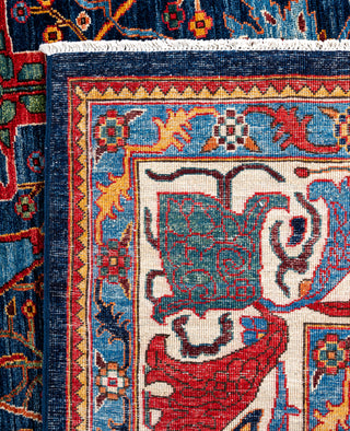 Serapi One-of-a-Kind Wool Blue Area Rug 10' 0" x 13' 10"