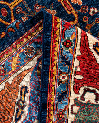 Serapi One-of-a-Kind Wool Blue Area Rug 10' 0" x 13' 10"