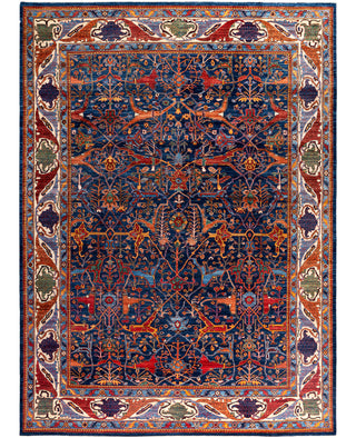 Serapi One-of-a-Kind Wool Blue Area Rug 10' 0" x 13' 10"