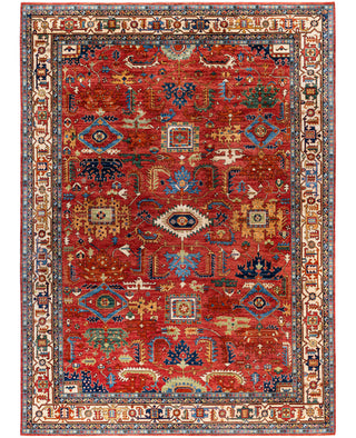 Serapi One-of-a-Kind Wool Red Area Rug 10' 2" x 13' 11"