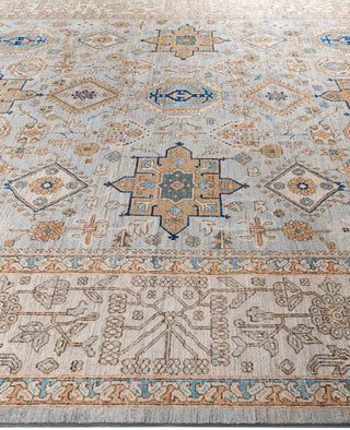 Serapi One-of-a-Kind Wool Gray Area Rug 9' 11" x 13' 9"
