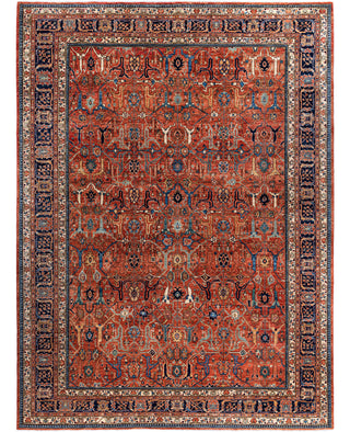 Serapi One-of-a-Kind Wool Orange Area Rug 10' 0" x 13' 9"