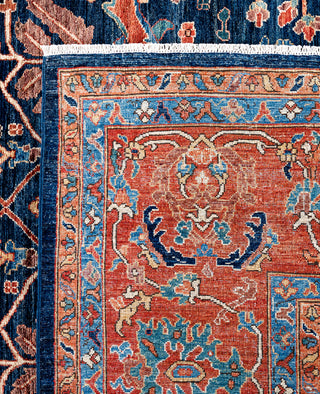 Serapi One-of-a-Kind Wool Blue Area Rug 10' 0" x 13' 8"