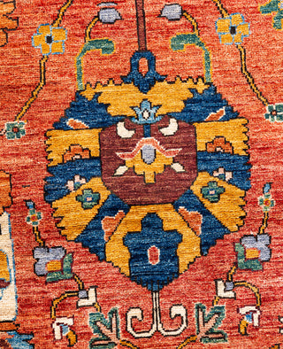 Serapi One-of-a-Kind Wool Red Area Rug 9' 11" x 13' 8"