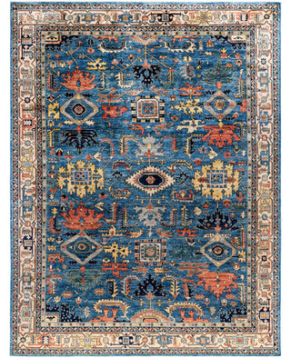 Serapi One-of-a-Kind Wool Blue Area Rug 8' 11" x 11' 9"