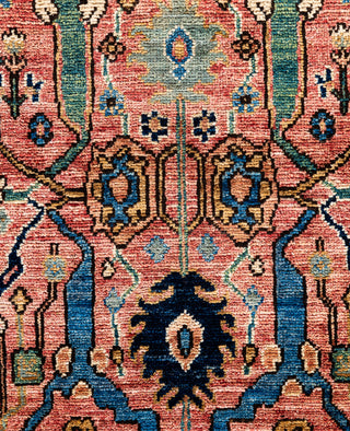 Serapi One-of-a-Kind Wool Pink Area Rug 8' 11" x 12' 0"