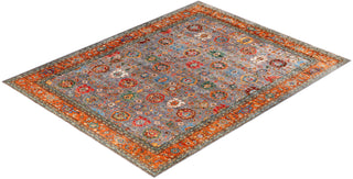 Serapi One-of-a-Kind Wool Gray Area Rug 9' 3" x 11' 9"